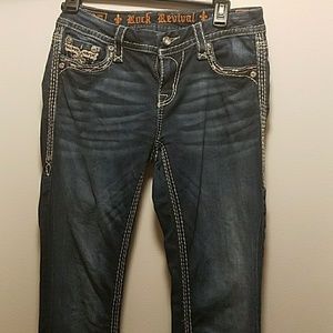 Rock Revival Urban Red Mid-Rise Boot Cut